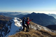 63 Da Cima Menna vista sulla cresta est di discesa